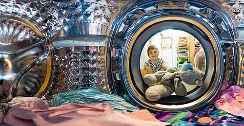 Innenansichten von Großgeräten mit 360° Makro-Panoramen Innenansichten von Großgeräten mit 360° Makro-Panoramen